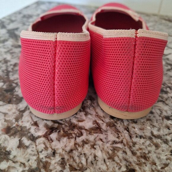 Vivaia Round-Toe Patterned Loafers Coral Red Size size 37 (6-6.5 US) - Picture 3 of 8